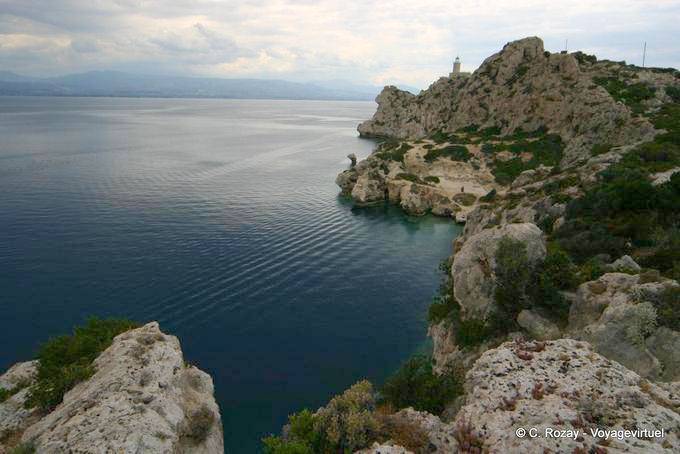 The end of the peninsula Perahora, - Greece