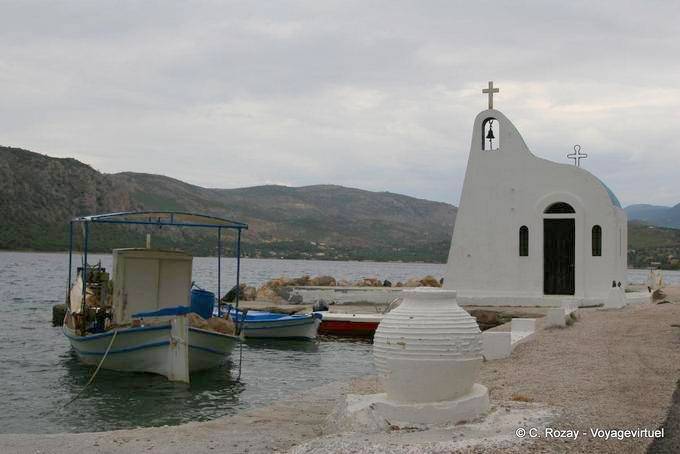 Chapel of Agios Nikolaos - Lake Vouliagmeni - Greece