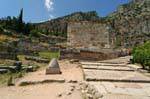 On the road to the Athenian Treasury, Delphi, Greece.
