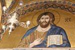 Ossios Loukas, mosaics of Jesus' teaching, Greece.