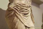Hand and draping loincloth sculpture, Museum of Epidaurus, Greece.