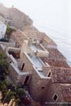 On roofs, Monemvasia, Greece.
