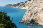 Coast and cliffs to Porto Katsiki Lefkada, Greece.