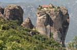 Panorama Hagia Triada Monastery, Meteora, Greece.