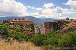 Overview Monastery Agios Stefanos, Meteora, Greece.