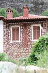 Stone Facade Kastraki, Greece.