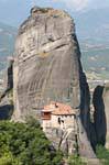 Monastery of Santa Barbara Roussanou, Meteora, Greece.
