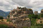 View from the monastery of Varlaam, Meteora, Greece.