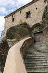 Stairs of entries, Varlaam monastery, Meteora, Greece.