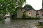 The back of the church Agia Paraskevi, Metsovo, Greece.