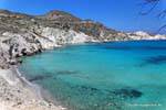 The crystal clear waters west of Mandrakia Milos, Greece.