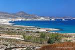 Panorama towards Sarakikiko since Mytakas Milos, Greece.