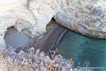 Milos, Papafragas Filakopi Phylakopi, mini beach, Greece.
