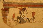 Lady of Mycenae, fresco, Archaeological Museum of Mycenae, Greece.