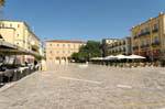 Constitution Square or plane trees, Nafplion, Greece.