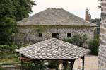 Beautiful slate roof, Vyzitsa, Pelion, Greece.