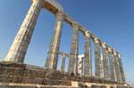 Columns of Poseidon temple, Cape Sounion, Greece.