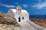Serifos, Hora church on infinity, Greece.