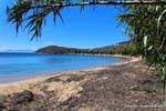 Serifos, another view on the beach of Livadakia, Greece.
