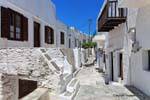 Sifnos, Kastro, typical street of the village, Greece.