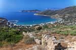 Sifnos, landscape towards Platis Gialos, Greece.