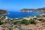 Sifnos, Vathi, view of the bay, Greece.