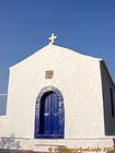 Chapel of Agios Haralambos Vlichos, other view, Hydra, Greece.