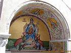Mosaic Dormition, Hydra, Greece.