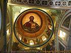 The dome church Dormition, Hydra, Greece.