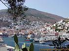 Το λιμάνι του νησιού Ύδρα, the port of Hydra, Greece.