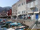 Ancient houses of shipowners, Hydra, Greece.