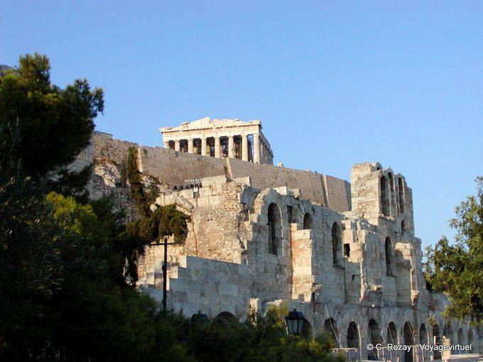 At the foot of the Acropolis, Athens - Greece