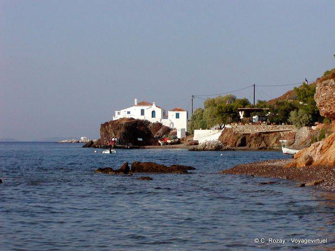 Vichlos colorful rocks, Hydra - Greece