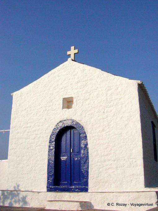 Chapel of Agios Haralambos Vlichos, other view, Hydra - Greece