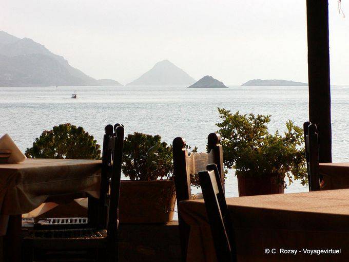 In the heat haze, Hydra - Greece