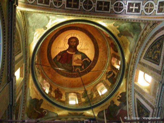 The dome church Dormition, Hydra - Greece