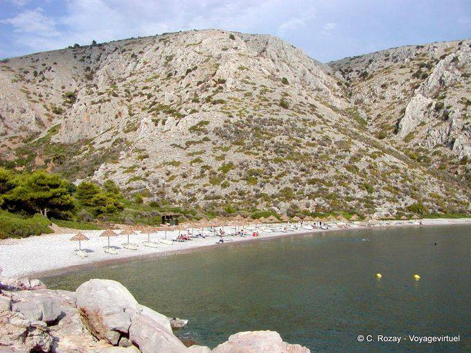 Beach of Aghios Nikolaos, Hydra - Greece