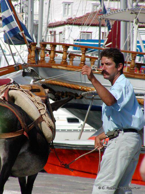 The mustachioed, Hydra - Greece