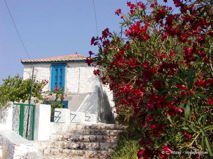 On the heights of the Hydra Island - Greece