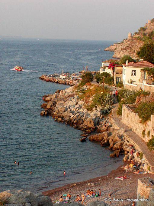 Water taxi Kaminia, Hydra - Greece