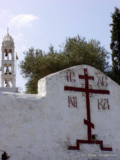 Registration and religious steeple, Spetses - Greece