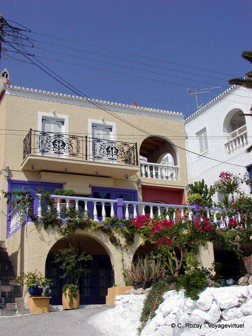 Balcony of colors, Spetses - Greece