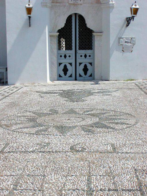 Cathedral entrance Agios Nikolaos, Spetses - Greece