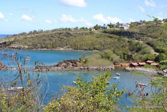 Small port between Bouillante Vieux-Habitants - Guadeloupe
