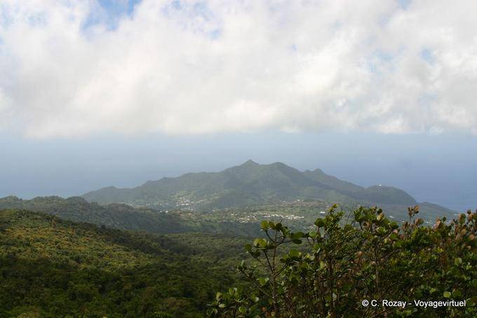 Another view towards the heights of Saint-Claude from the Soufriere - Guadeloupe
