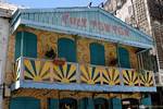 Chez Tonton, facade and balcony, Basse-Terre, Guadeloupe.