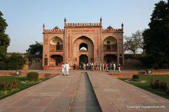 Agra Baby Taj Itmad Ud Daulah Tomb Entrance - India
