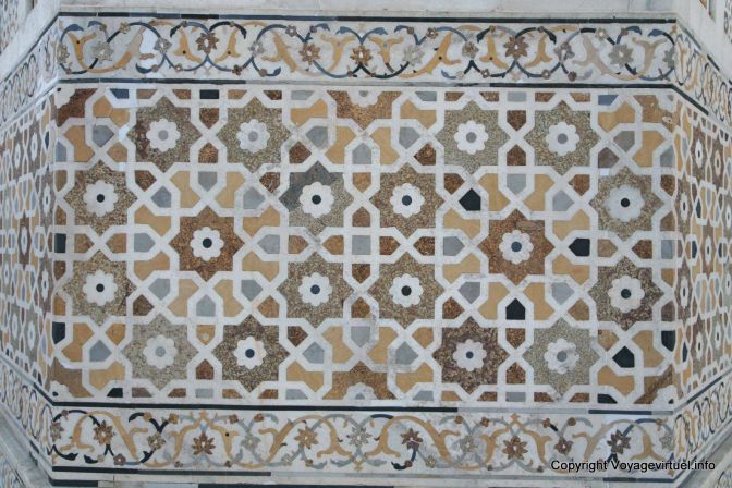 Agra Baby Taj Itmad Ud Daulah Tomb Geometrie Murale - India