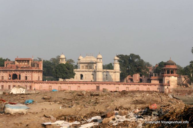 Agra Baby Taj Itmad Ud Daulah Tomb Panorama Arriere - India