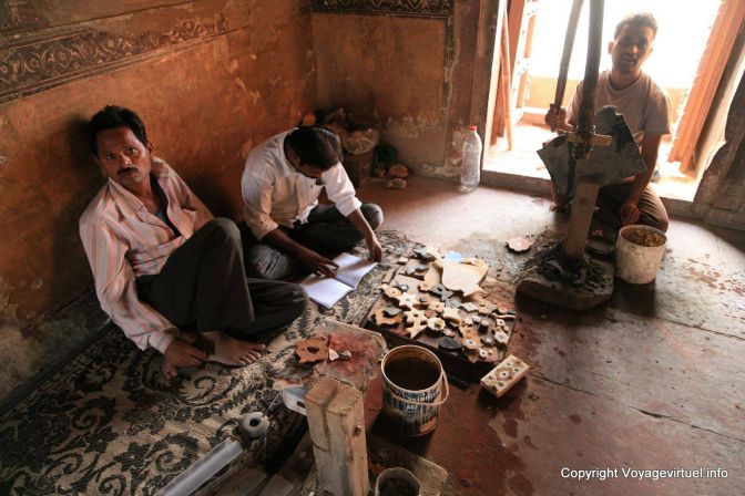 Agra Baby Taj Itmad Ud Daulah Tomb Renovation Artisanale - India